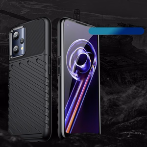 Thunder Case гибкий бронированный чехол Realme 9 Pro чёрный