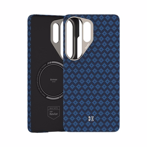 Benks Magnetic Armor Air Grid Kevlar maciņš metāla rāmis 600D A050 priekš Samsung Galaxy S26 Ultra zils