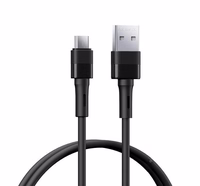 KABELIS REMAX LEYA SERIES RC-C093 2,4A USB/MICRO USB melns