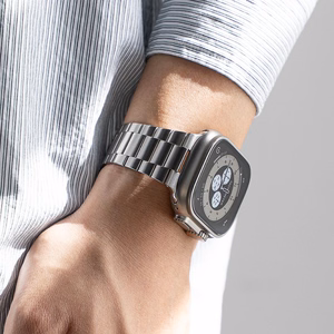Ringke Metal One Air aproce priekš Apple Watch 8 / 9 / 10 / 11 / SE / Ultra (44 / 45 / 46 / 49 mm) - Sudraba