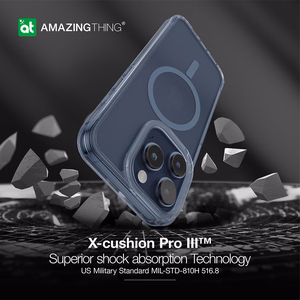Amazing Thing Minimālais Magnētiskais apvalks MagSafe 6.6FT IP156.7PMMINBU iPhone 15 Pro Max zilais