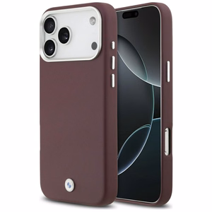 BMW Sign pilnībā pārklājošs metāla magnētiskais viedtālruņa apvalks iPhone 17 Pro Max - sarkans