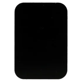 Metāla plāksne magnētiskajiem turētājiem - taisnstūrveida 45x65mm melna