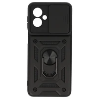 Slide Camera Armor viedtālruņa apvalks Motorola Moto G55 5G melns