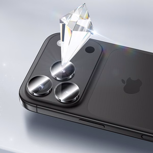 Закалённое стекло Benks Glass Warrior Lens Protector на камеру для iPhone 17 Pro/17 Pro Max (линз 3 штуки) прозрачное