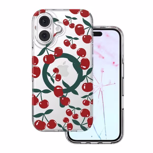 Cherry Mag maciņš paredzēts iPhone 16 6,1" caurspīdīgs