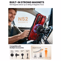 Supcase ArmorBox Mag MagSafe Maciņš for Samsung Galaxy S26 Ultra - sarkans and melns