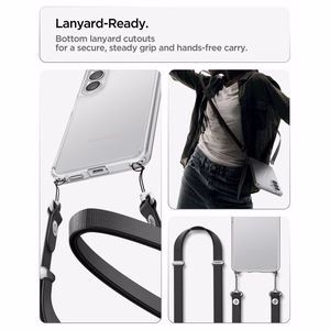 SPIGEN futrālis ULTRA HYBRID priekš SAMSUNG S26 crystal clear