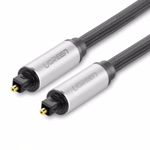 Ugreen AV108 10540 optiskais Toslink/SPDIF kabelis 2m - pelēks