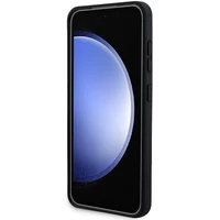 BMW M Silikona drukāts gredzens Magnētiskais viedtālruņa apvalks Samsung Galaxy S24 - melns