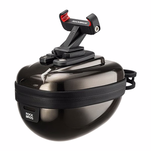 Rockbros kompakta cietā velosipēda sēdekļa soma 0.4 l - violeta