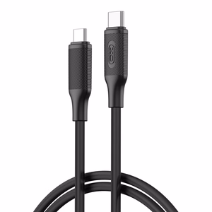 XO kabelis NB-Q265B PD USB-C - USB-C 1,0m 60W melns