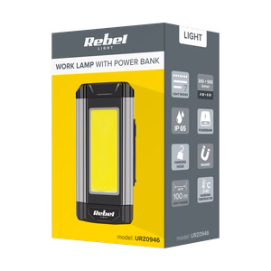 Rebel 15 W LED darbnīcas lampa