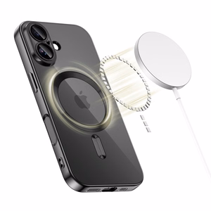 Tech-Protect MagFlex Magnētiskais apvalks viedtālrunim iPhone 17 - caurspīdīgs melns
