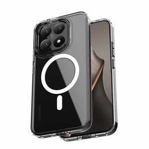 Crong Hybrid Clear Magnetic MagSafe vāciņš ierīcei Xiaomi 15T, caurspīdīgs