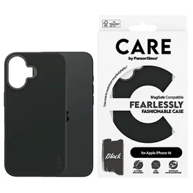 CARE by PanzerGlass Modes apvalks iPhone 16 6.1" melns/melns Magnētiskais 1377