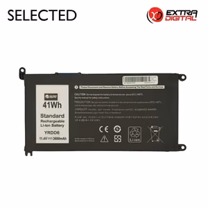 Portatīvā datora baterija DELL YRDD6, 3600mAh, Extra Digital Selected
