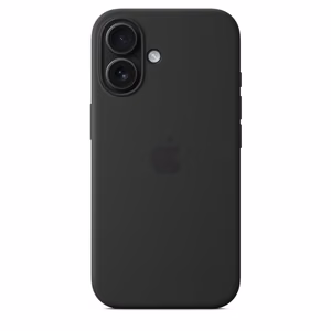 Apple Silicone Case - silikona maciņš ar MagSafe priekš iPhone 16 (melns)