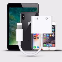 Joyroom S-Y104 austiņu adapteris Lightning - Lightning / mini ligzda 3,5 mm - balts