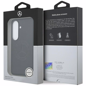 Mercedes Vintage Logo MagSafe Maciņš for Samsung Galaxy S26 - melns