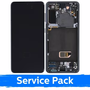 LCD-дисплей для Samsung G991 S21 в рамке Phantom Gray (Service Pack)