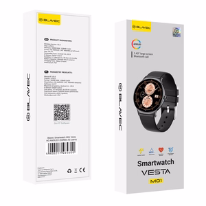 Blavec Smartwatch M-01 Vesta HD AMOLED Voice Call (SWM01-B) black