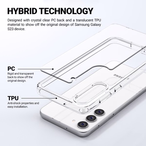 Crong Crystal Shield Cover vāciņš ierīcei Samsung Galaxy S23+, caurspīdīgs