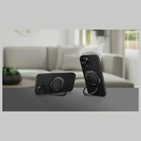 Uniq Gripfit Premium 360 magnētiskais turētājs ar statīvu – melns / oglekļa melns