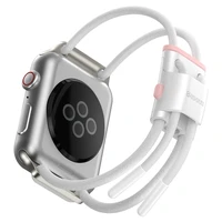 Baseus regulējama sporta siksna Apple Watch 3/4/5/6/SE 38/40mm (LBAPWA4-A24) balta-rožā