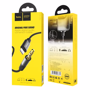 Audio adapteris Hoco UPA13 lightning uz 3.5mm melns