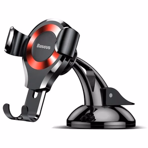 Car Holder Baseus "Osculum" Red (not magnetic / sticky pad)