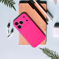 Silikona Lite viedtālruņa apvalks Iphone 17 Pro Max fuksiju