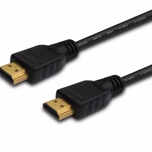 SAVIO CL-195 HDMI cable 2 m, melns, zelta-plated connectors, v2.0 high speed, ethernet/3D