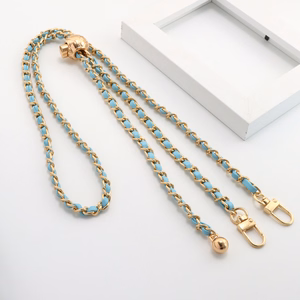 Telefona siksniņa G-14 gaiši zils-zeltains