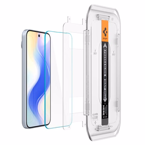 Spigen Glas.tR EZ Fit rūdītais stikls ar aplikatoru Google Pixel 9 / 9 Pro (2 gab.)