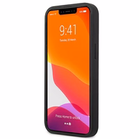 Guess GUHCP13SPSASBGR iPhone 13 mini 5.4" pelēks/pelēks Saffiano Siksna