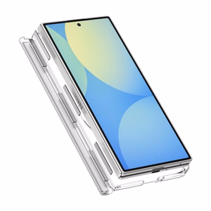 Spigen AirSkin Zero MagFit vāciņš Samsung Galaxy Z Fold8 Ultra – caurspīdīgs un balts