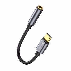 Baseus adapteris L54 USB-C uz ligzdu 3,5 mm tumši pelēks