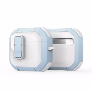 DUX DUCIS PECP - TPU+PC aizsargapvalks AirPods 4 balts zils