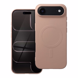 SILICONE MAG APVALKS (liels caurums) saderīgs ar MagSafe IPHONE 17 Air rozā