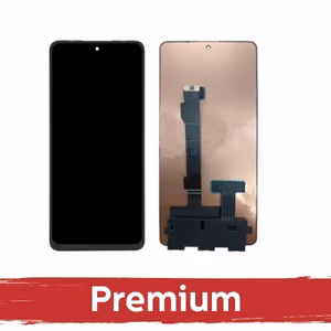 LCD displejs saderīgs ar Xiaomi Poco F5 Pro 5G melns OEM