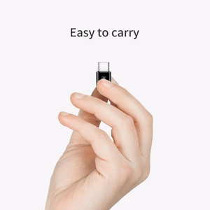 Adapteris Baseus MicroUSB uz Type-C OTG melns CAMOTG-01