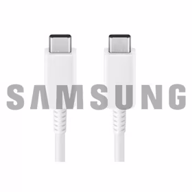 USB Kabelis Samsung EP-DX510JWEGEU Balts 180cm "Type-C/Type-C" (up to 5A) / 100% Genuine /