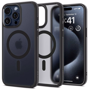 Spigen Ultra Hybrid Mag apvalks ar MagSafe iPhone 16 Pro - melns
