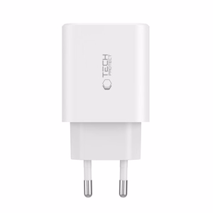 Tech-Protect NC30W зарядное устройство 2x USB-C PD 30W USB-A QC 3.0 - белый