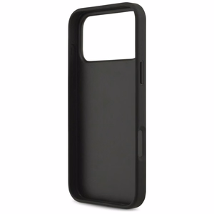 Guess PU 4G Metal Logo vāciņš Apple iPhone 18 Pro Max, pelēks