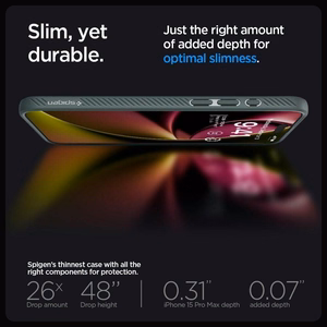 Spigen Liquid Air viedtālruņa apvalks iPhone 16 Pro Max - zaļš
