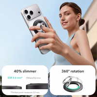 ESR Magnetic HaloLock MagSafe telefona turetajs - Melns