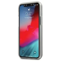 Guess GUHCP12SPCUCTLBK iPhone 12 mini 5.4" melns cietais apvalks Triangle kolekcija