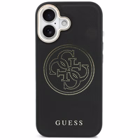 Guess Perforated 4G MagSafe maciņš for iPhone 17 - melns